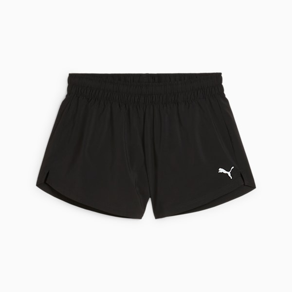 Train All Day Women's Woven 3" Training Shorts, PUMA Black, extralarge-IND